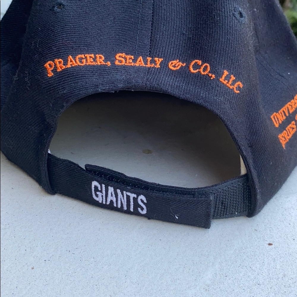 VINTAGE 2009 Mens New Era SAN FRANCISCO GIANTS BLACK SnapBack⚾️🖤🧡🧢🎩 👒 - Picture 3 of 6